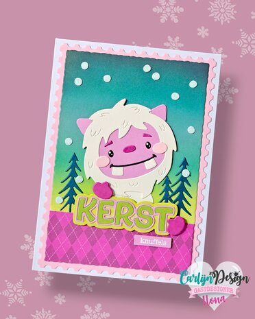 CarlijnDesign Dies Mochi the Yeti (CDJD-0061) CarlijnDesign Dies Mochi the Yeti (CDJD-0061)