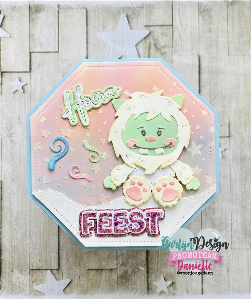 CarlijnDesign Dies Mochi the Yeti (CDJD-0061) CarlijnDesign Dies Mochi the Yeti (CDJD-0061)