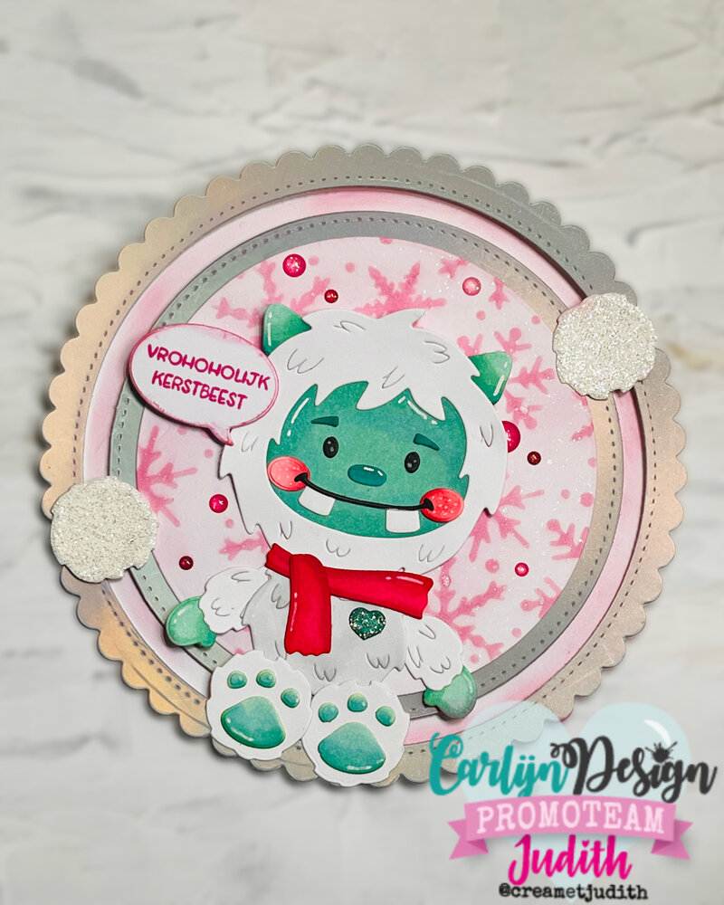 CarlijnDesign Dies Mochi the Yeti (CDJD-0061) CarlijnDesign Dies Mochi the Yeti (CDJD-0061)