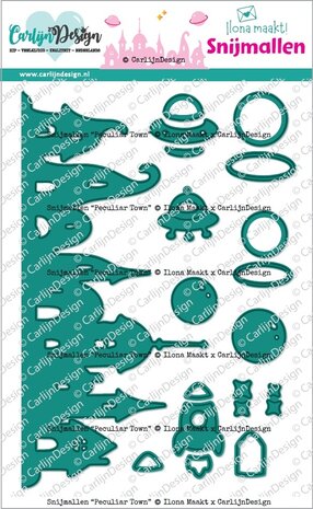 CarlijnDesign Snijmallen Peculiar Town (CDSN-0329) CarlijnDesign Snijmallen Peculiar Town (CDSN-0329)
