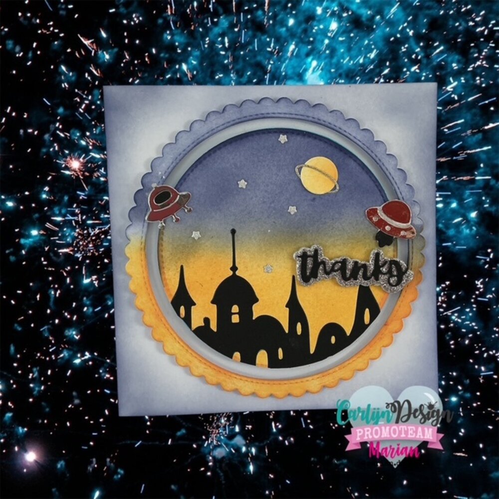 CarlijnDesign Snijmallen Peculiar Town (CDSN-0329) CarlijnDesign Snijmallen Peculiar Town (CDSN-0329)