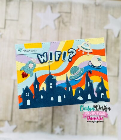 CarlijnDesign Snijmallen Peculiar Town (CDSN-0329) CarlijnDesign Snijmallen Peculiar Town (CDSN-0329)