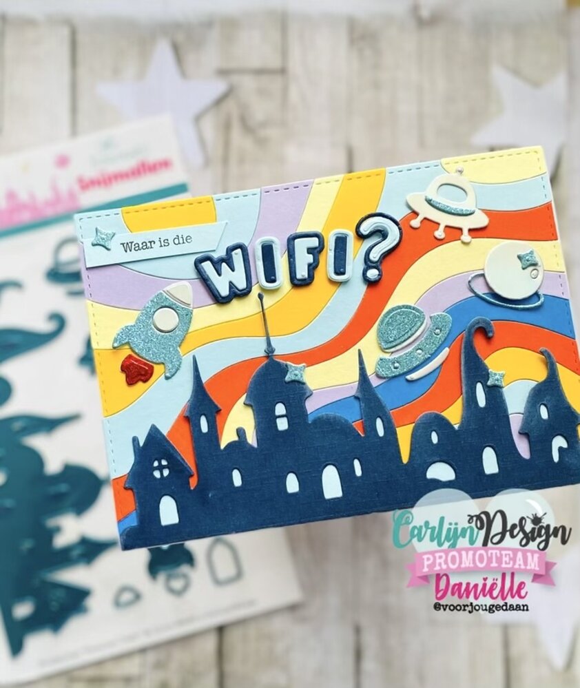 CarlijnDesign Dies Peculiar Town (CDSN-0329) CarlijnDesign Dies Peculiar Town (CDSN-0329)