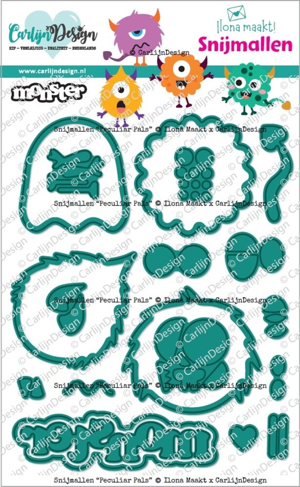 CarlijnDesign Dies Peculiar Pals (CDSN-0328) CarlijnDesign Dies Peculiar Pals (CDSN-0328)