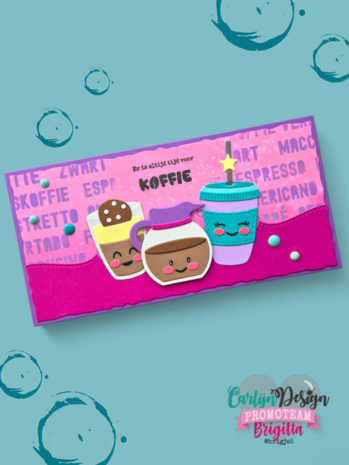 CarlijnDesign Stencils BBS Monster Koffie (CDSC-0045) CarlijnDesign Stencils BBS Monster Koffie (CDSC-0045)