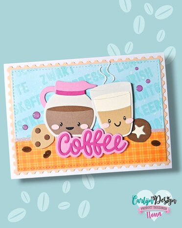 CarlijnDesign Stencils BBS Monster Koffie (CDSC-0045) CarlijnDesign Stencils BBS Monster Koffie (CDSC-0045)