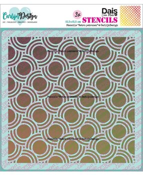CarlijnDesign Stencils Retro Patronen (CDSC-0046)