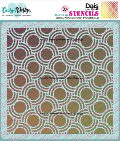 CarlijnDesign Stencils Retro Patronen (CDSC-0046) CarlijnDesign Stencils Retro Patronen (CDSC-0046)