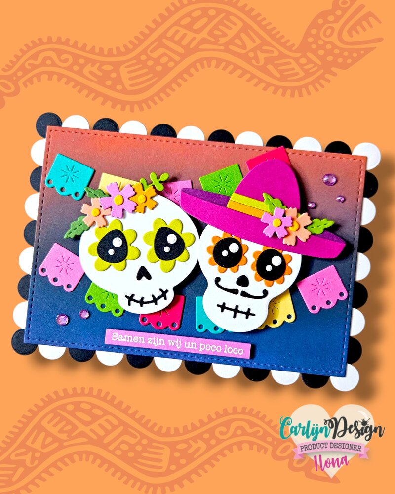 CarlijnDesign Dies Sugar Skulls (CDSN-0327) CarlijnDesign Dies Sugar Skulls (CDSN-0327)