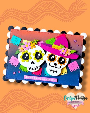 CarlijnDesign Snijmallen Sugar Skulls (CDSN-0327) CarlijnDesign Snijmallen Sugar Skulls (CDSN-0327)