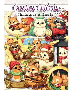 Creatief Art Christmas Animals Die-Cuts Creative CutOuts (23pcs) (CCODC-006)