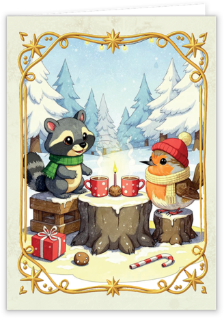 Creatief Art Christmas Animals Card Kit (RE2530-0187) Creatief Art Christmas Animals Card Kit (RE2530-0187)