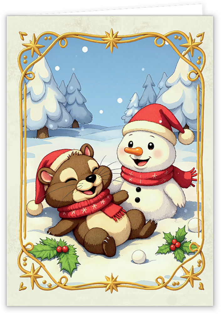 Creatief Art Christmas Animals Card Kit (RE2530-0187) Creatief Art Christmas Animals Card Kit (RE2530-0187)