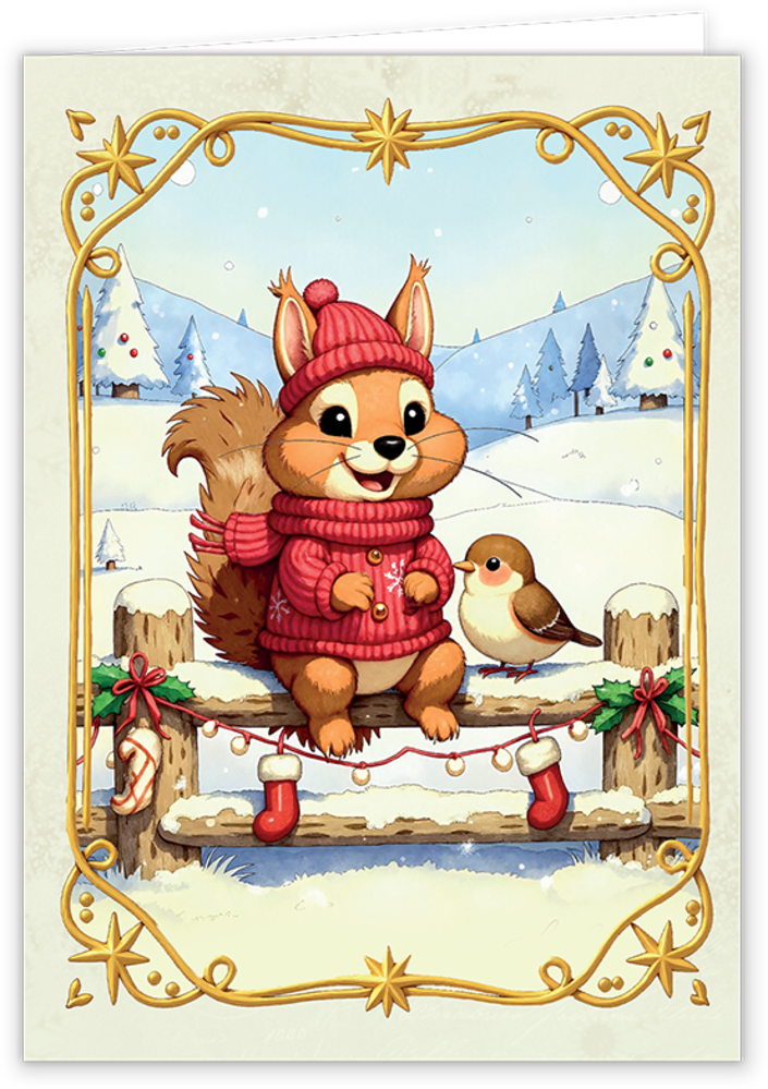 Creatief Art Christmas Animals Card Kit (RE2530-0187) Creatief Art Christmas Animals Card Kit (RE2530-0187)