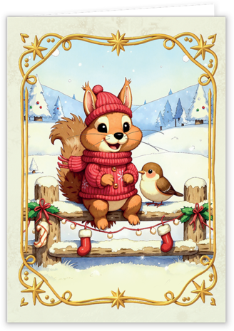 Creatief Art Christmas Animals Card Kit (RE2530-0187) Creatief Art Christmas Animals Card Kit (RE2530-0187)