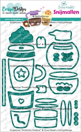 CarlijnDesign Snijmallen Brewtiful Buddies (CDSN-0331) CarlijnDesign Snijmallen Brewtiful Buddies (CDSN-0331)