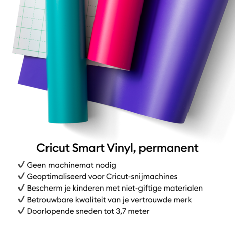 Cricut Joy Smart Vinyl Permanent 5.5x48 Inch White (2011355) Cricut Joy Smart Vinyl Permanent 5.5x48 Inch White (2011355)