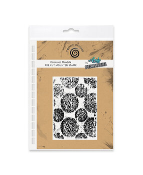Katy Sue Designs Andy Skinner Pre Cut Rubber Stamp Distressed Mandala (07-0028-AS)