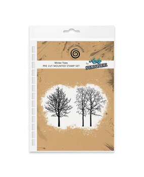 Katy Sue Designs Andy Skinner Pre Cut Rubber Stamp Set Winter Trees Rubber (07-0042-AS)