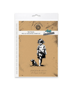 Katy Sue Designs Andy Skinner Pre Cut Rubber Stamp Set Best Friends (07-0062-AS)