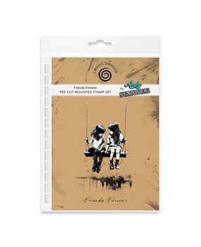 Katy Sue Designs Andy Skinner Pre Cut Rubber Stamp Set Friends Forever (07-0063-AS)