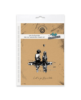 Katy Sue Designs Andy Skinner Pre Cut Rubber Stamp Set Let's Go Fly A Kite (07-0064-AS)