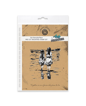 Katy Sue Designs Andy Skinner Pre Cut Rubber Stamp Set Our Favourite Place (07-0072-AS)