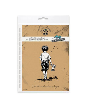 Katy Sue Designs Andy Skinner Pre Cut Rubber Stamp Set Let The Adventure Begin (07-0073-AS)