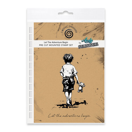 Katy Sue Designs Andy Skinner Pre Cut Rubber Stamp Set Let The Adventure Begin (07-0073-AS)