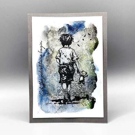 Katy Sue Designs Andy Skinner Pre Cut Rubber Stamp Set Let The Adventure Begin (07-0073-AS)