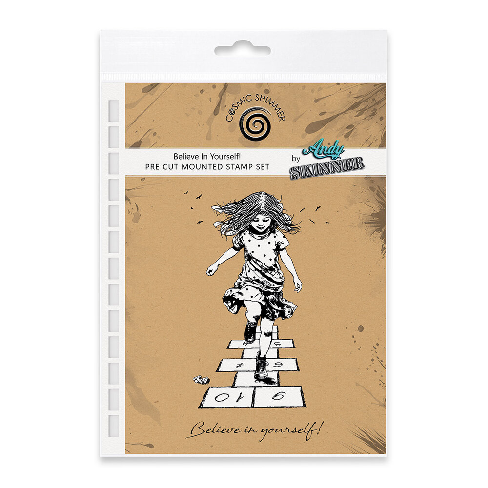 Katy Sue Designs Andy Skinner Pre Cut Rubber Stamp Set Believe In Yourself! (07-0076-AS) Katy Sue Designs Andy Skinner Pre Cut Rubber Stamp Set Believe In Yourself! (07-0076-AS)