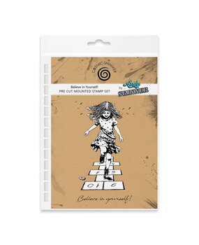 Katy Sue Designs Andy Skinner Pre Cut Rubber Stamp Set Believe In Yourself! (07-0076-AS)