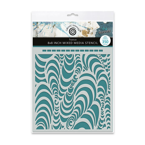 Katy Sue Designs Andy Skinner 8x8 Inch Mixed Media Stencil Trance (08-0005-AS) Katy Sue Designs Andy Skinner 8x8 Inch Mixed Media Stencil Trance (08-0005-AS)