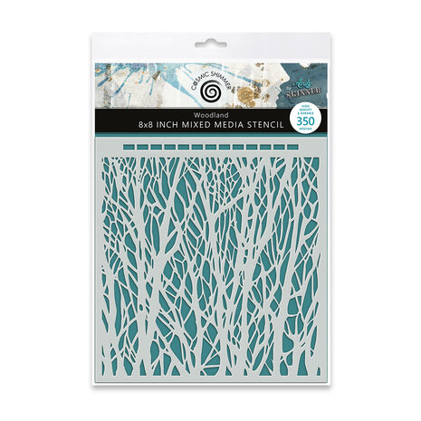 Katy Sue Designs Andy Skinner 8x8 Inch Mixed Media Stencil Woodland (08-0006-AS) Katy Sue Designs Andy Skinner 8x8 Inch Mixed Media Stencil Woodland (08-0006-AS)