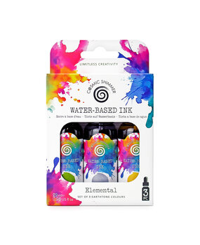 Katy Sue Designs Cosmic Shimmer Water-Based Inks Elemental (3x29ml) (55-IKB003-S3)