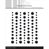 Simple and Basic Matte Enamel Dots Black (77pcs) (SBA046)
