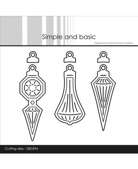 Simple and Basic Christmas Ornaments Dies (SBD594)