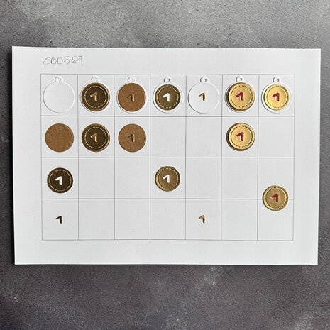 Simple and Basic Numbers in a Circle Dies (SBD589)