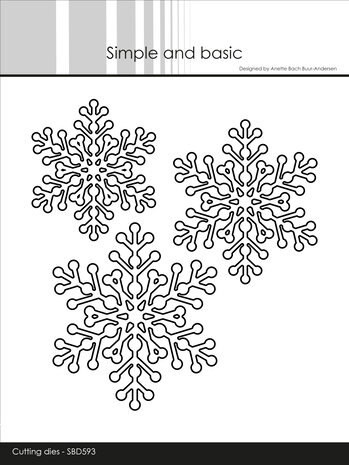Simple and Basic Snowflakes Dies (SBD593)