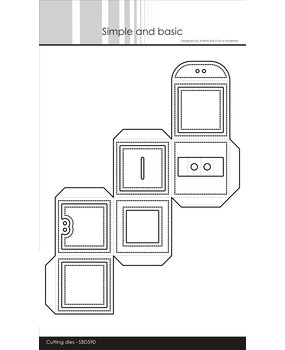 Simple and Basic Square Box Dies (SBD590)
