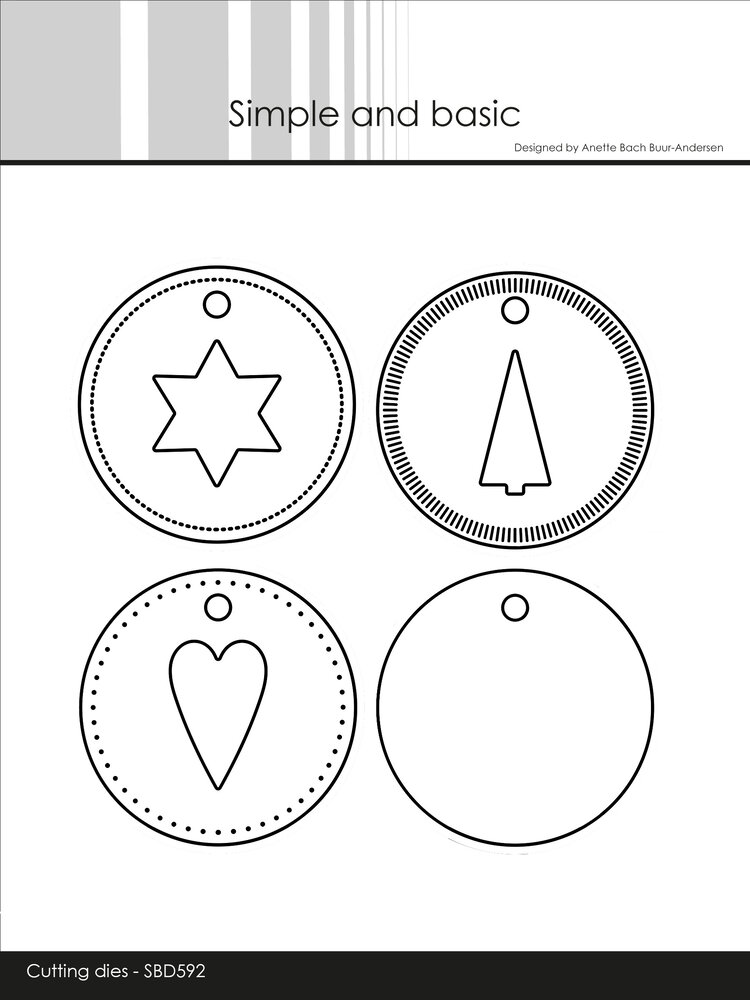 Simple and Basic Tags Rounded Dies (SBD592)