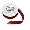Simple and Basic Dark Red Grosgrain Ribbon (8mmx10m) (SBA455)