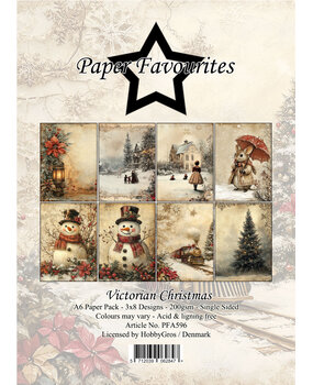 Paper Favourites Victorian Christmas A6 Paper Pad (PFA596)