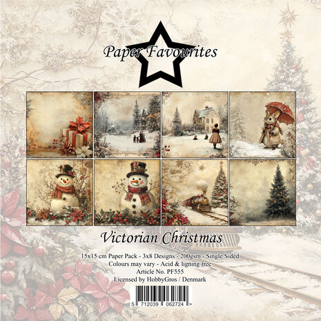 Paper Favourites Victorian Christmas 6x6 Inch Paper Pad (PF555) Paper Favourites Victorian Christmas 6x6 Inch Paper Pad (PF555)