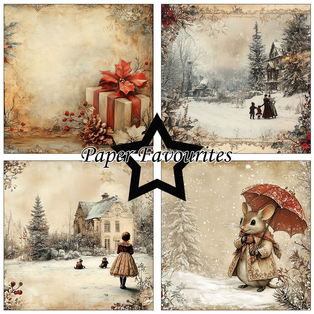 Paper Favourites Victorian Christmas 6x6 Inch Paper Pad (PF555) Paper Favourites Victorian Christmas 6x6 Inch Paper Pad (PF555)