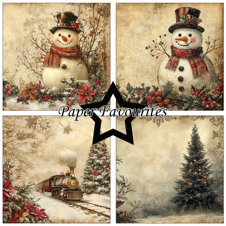 Paper Favourites Victorian Christmas 6x6 Inch Paper Pad (PF555) Paper Favourites Victorian Christmas 6x6 Inch Paper Pad (PF555)