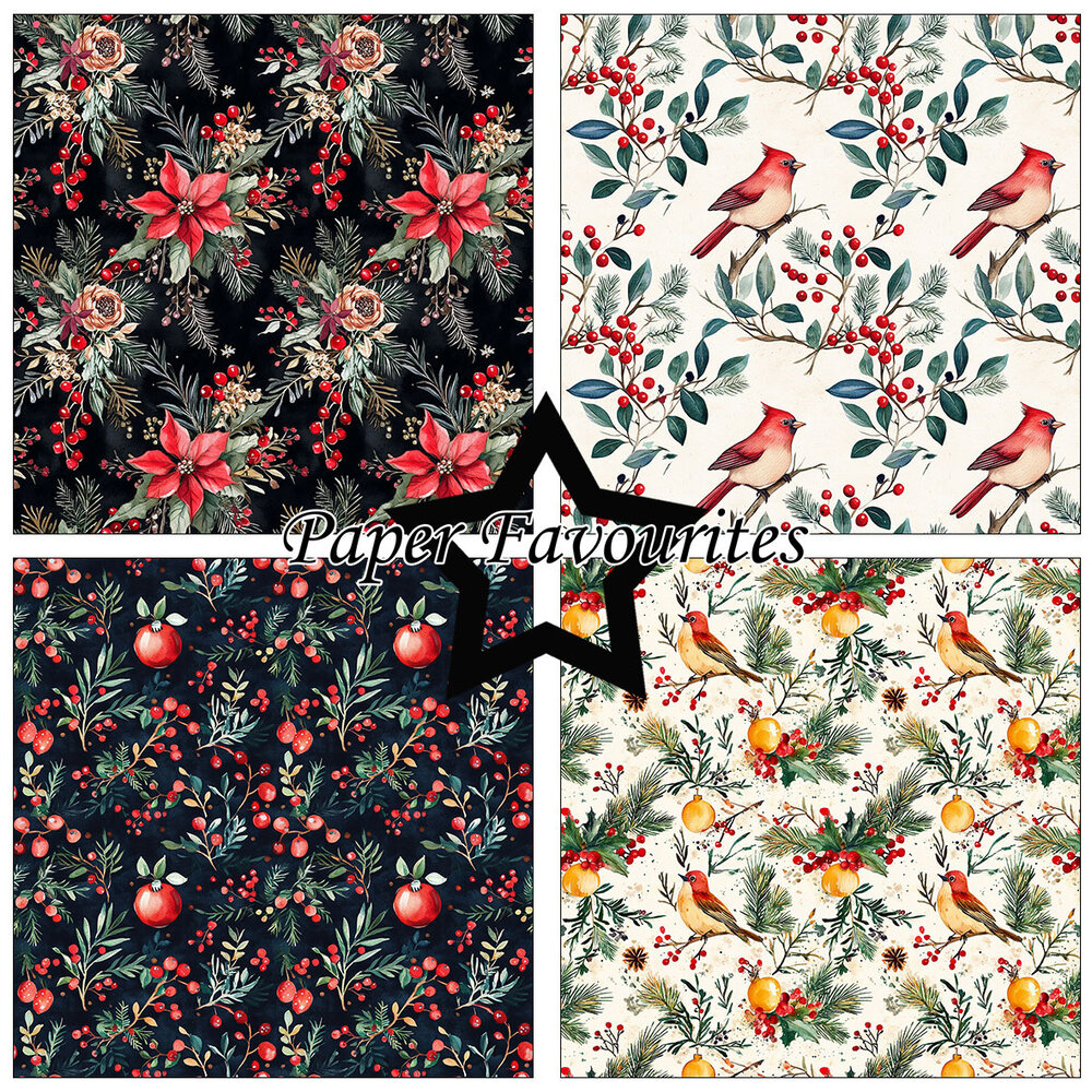 Paper Favourites Boho Christmas 12x12 Inch Paper Pad (PF752)