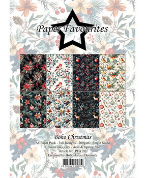 Paper Favourites Boho Christmas A5 Paper Pad (PFA193)