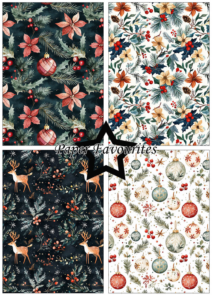 Paper Favourites Boho Christmas A5 Paper Pad (PFA193)