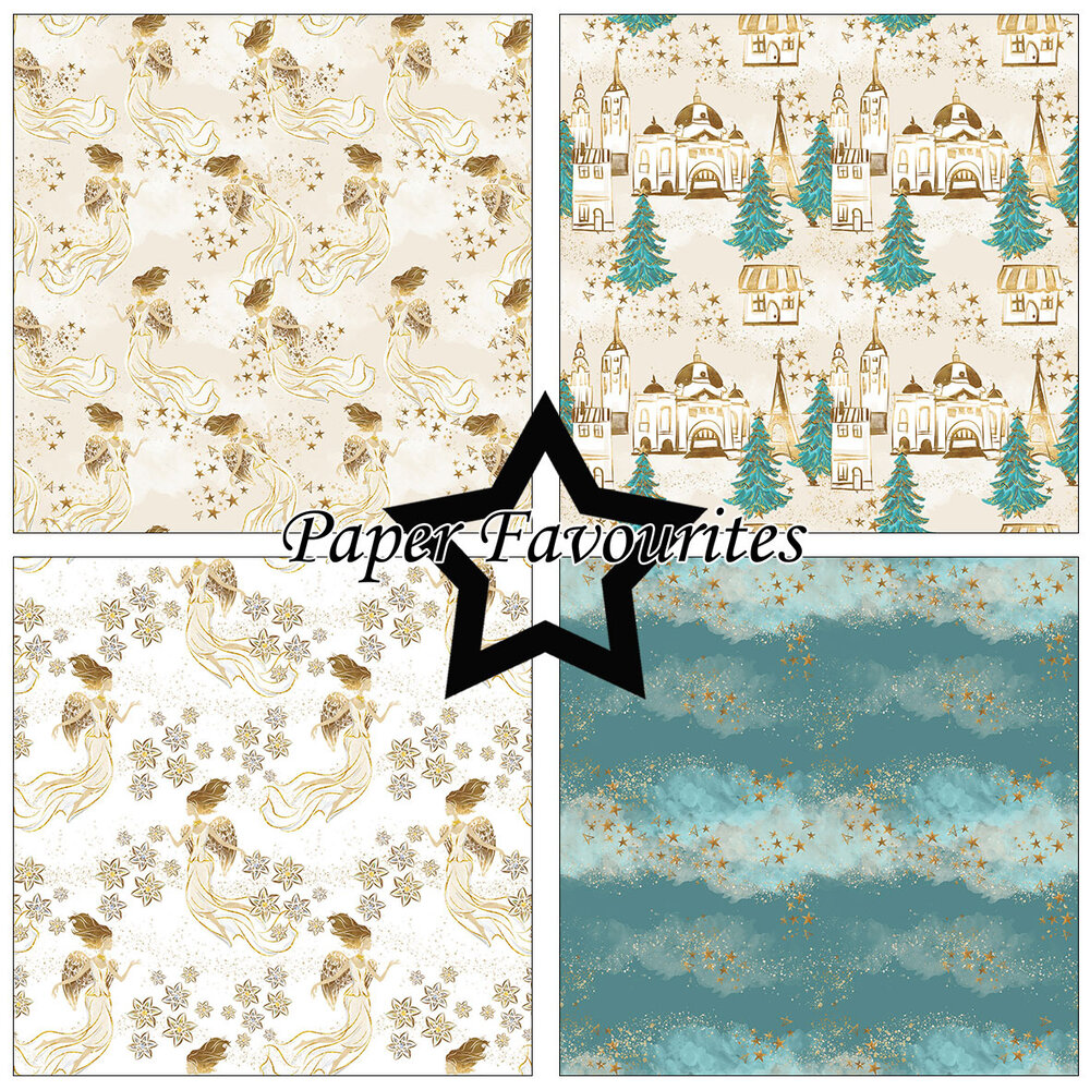 Paper Favourites Christmas Angel 12x12 Inch Paper Pad (PF753)